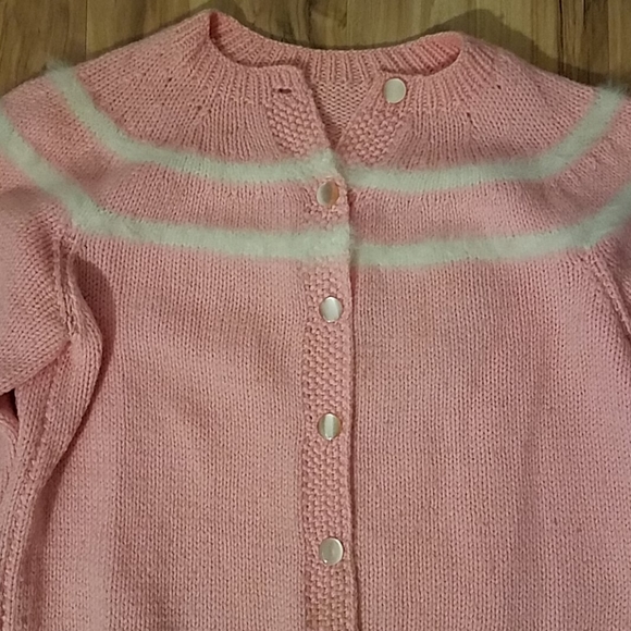 Vintage 50s Handmade Knit Sweater - Picture 3 of 10